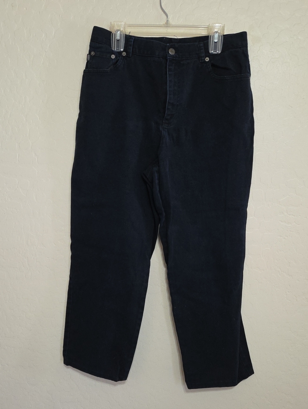 Ralph Lauren Women's Wide-Leg Jeans in Navy Black